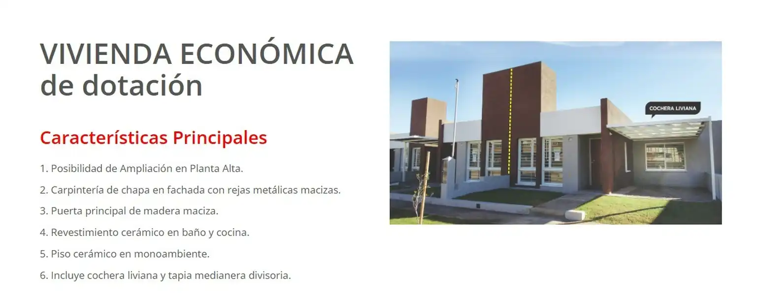 Foto de PLAN HORIZONTE TIPOLOGIA C 36 MESES