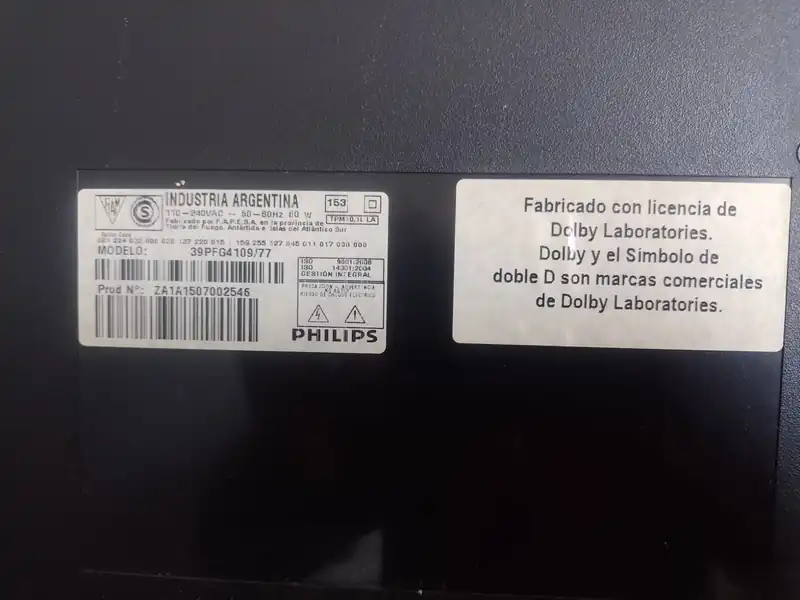 Foto de TV LED "PHILIPS" 39"